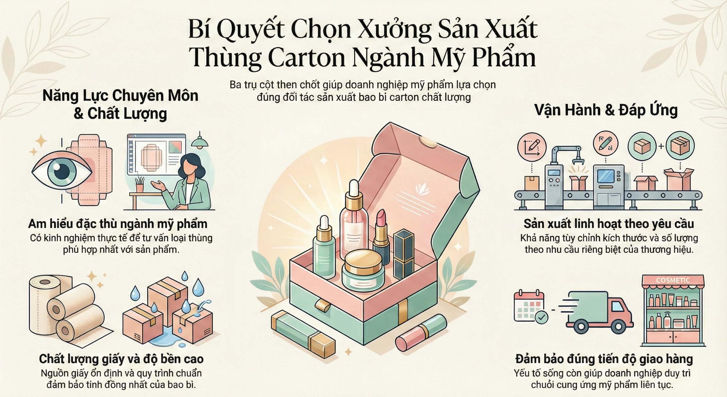 Bi quyet chon xuong san xuat thung carton