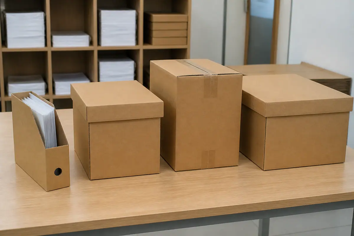 Bảng thông số kỹ thuật và sức chứa của các loại thùng đựng giấy A4 - thùng carton đựng giấy a4