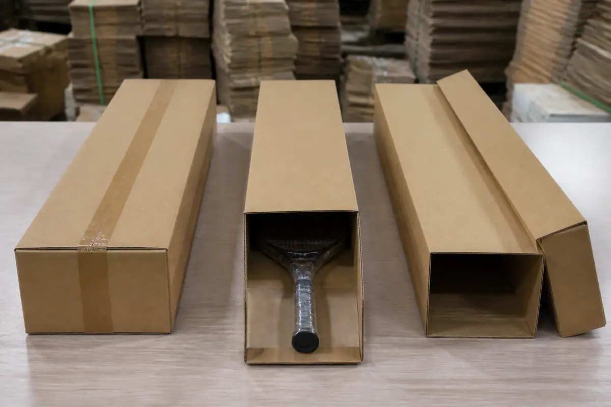 Các Loại Thùng Carton Đựng Vợt Cầu Lông: So Sánh A1, Nắp Trùm, Nắp Rời