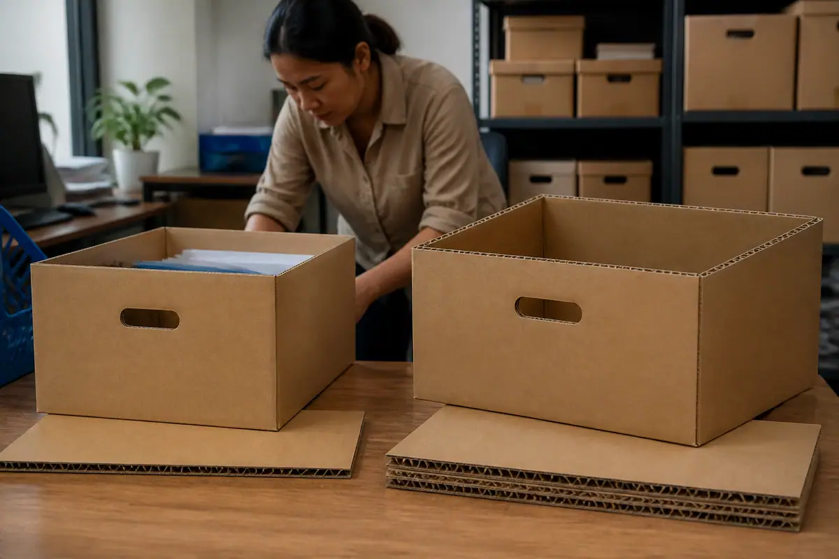 Chất Liệu Carton: Nên Chọn 3 Lớp Hay 5 Lớp? - thùng carton đựng tài liệu