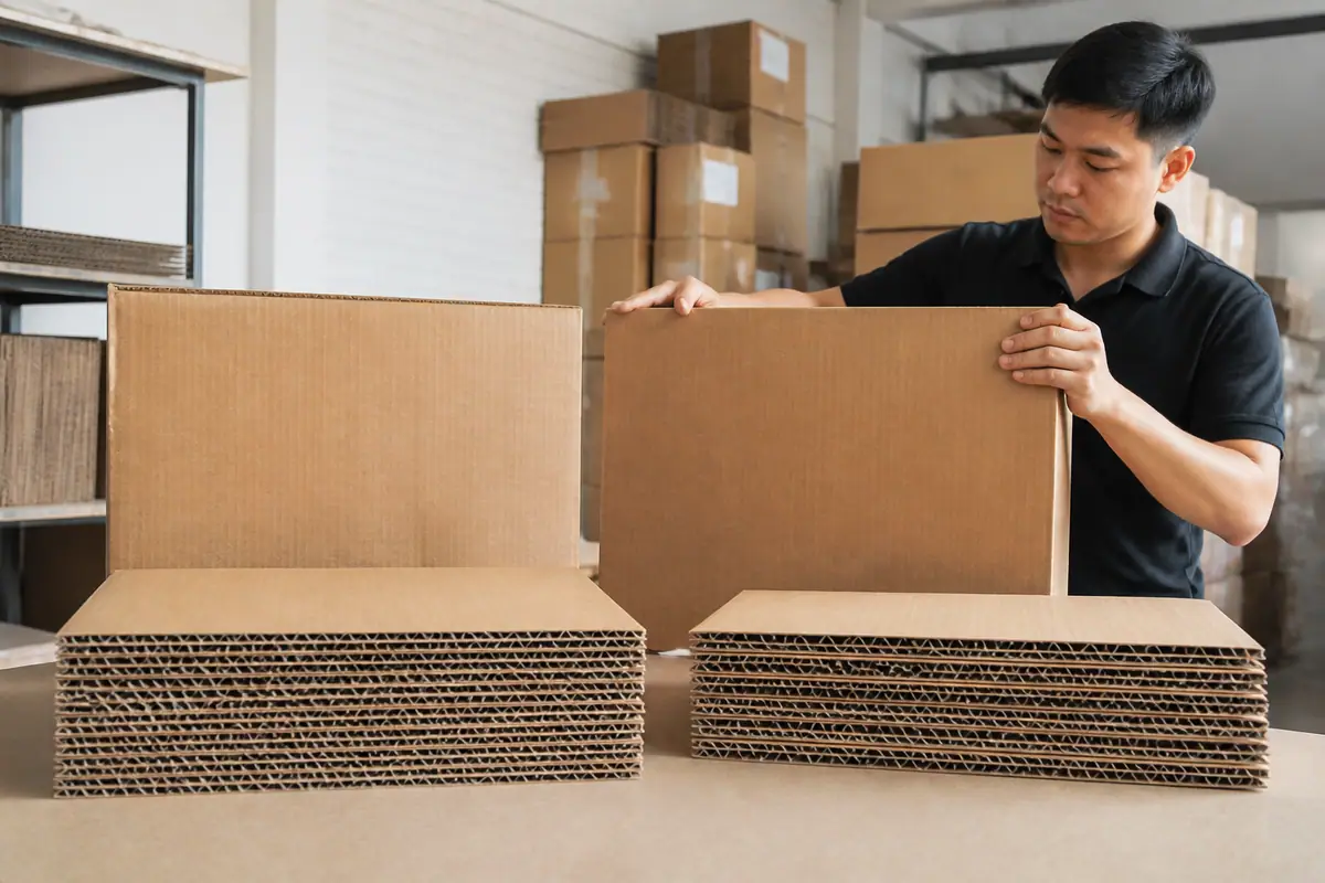 Chất Liệu Thùng Carton Đựng Màn Hình: Giấy 5 Lớp Hay 7 Lớp? - thùng carton đựng màn hình máy tính