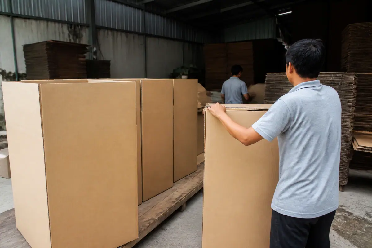 Giá Thùng Carton Đựng Máy Giặt Bao Nhiêu?