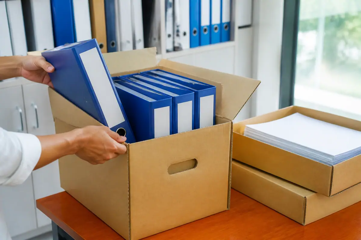 Kích Thước Thùng Carton Đựng Hồ Sơ Phổ Biến