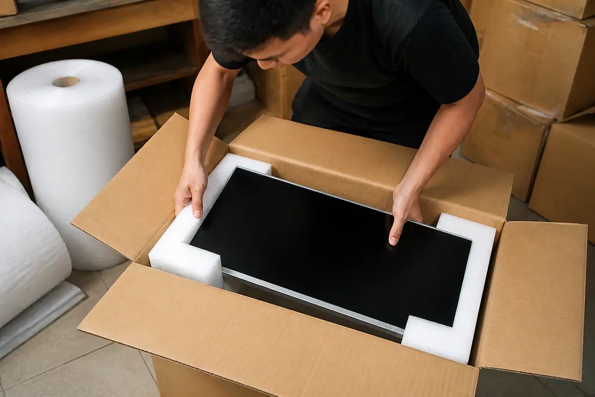 Mẹo Đóng Gói Màn Hình Máy Tính An Toàn Trong Thùng Carton - thùng carton đựng màn hình máy tính
