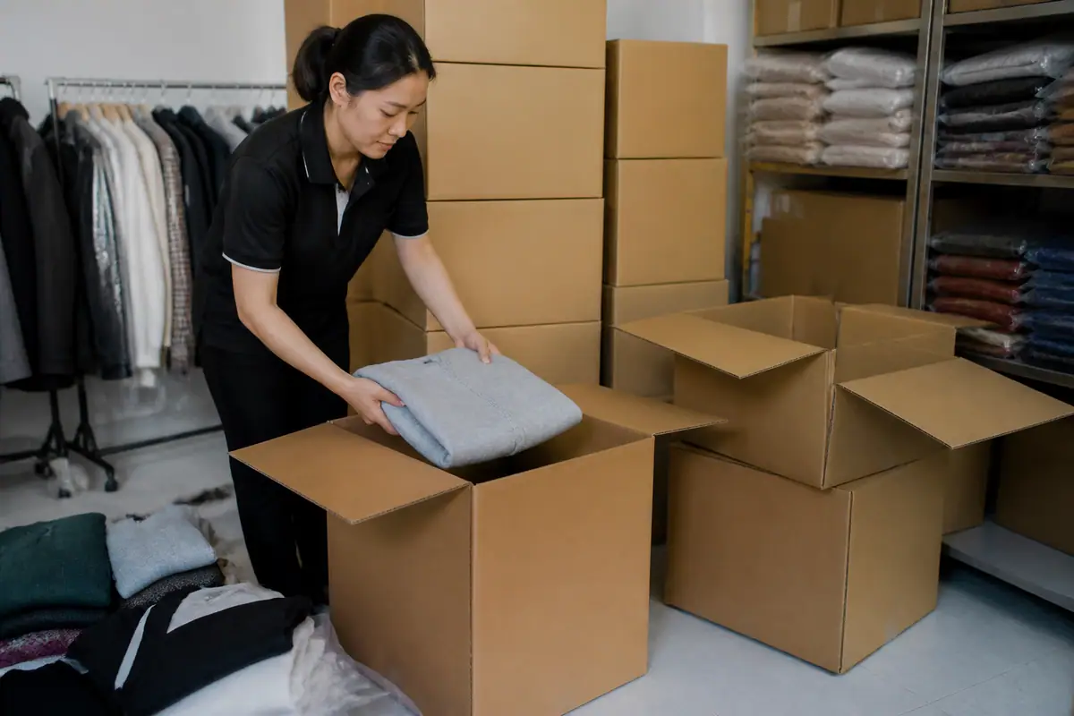 Phân loại thùng carton đựng quần áo: nên chọn loại nào?