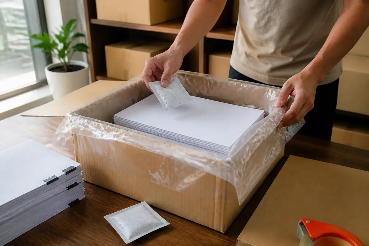 Quy trình đóng gói và bảo quản giấy A4 trong thùng carton đúng cách - thùng carton đựng giấy a4