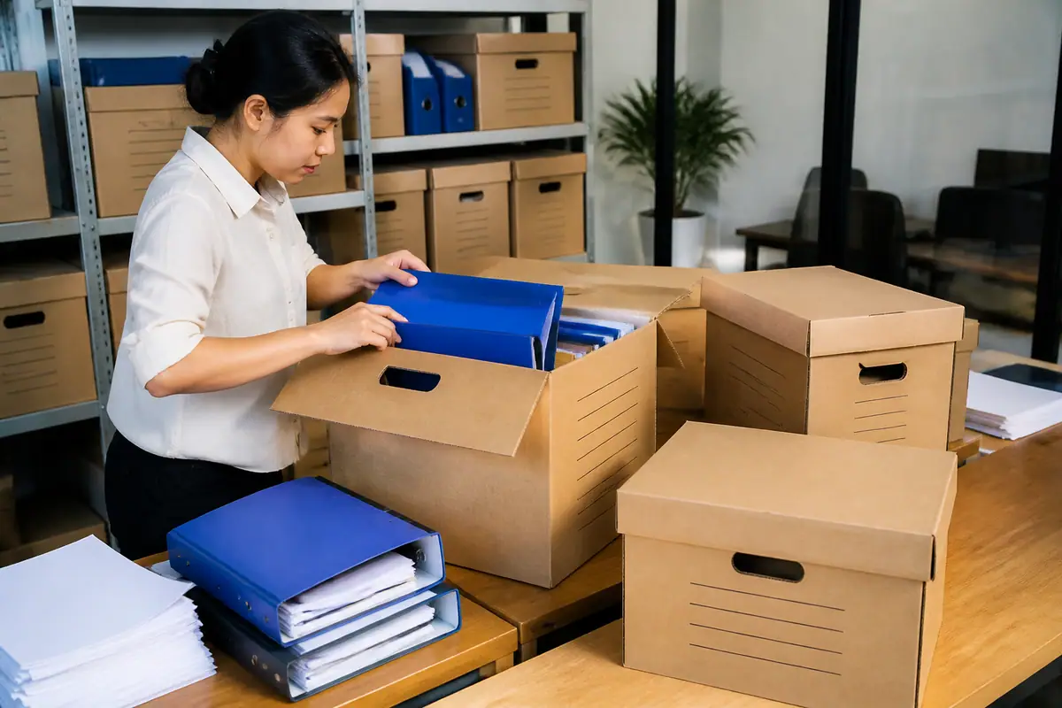 Thùng Carton Đựng Hồ Sơ Văn Phòng – Hướng Dẫn Chọn & Mua (2026)