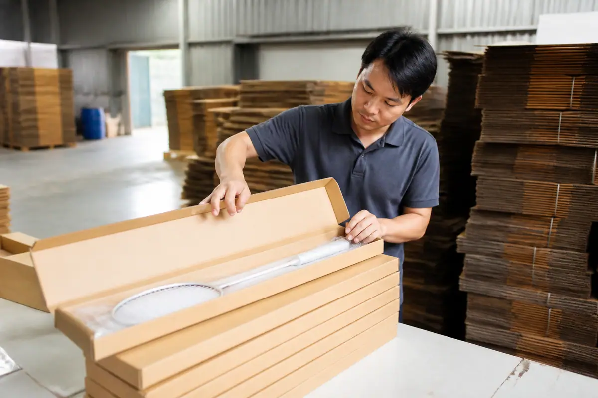 Tiêu Chí Chọn Nhà Cung Cấp Thùng Carton Đựng Vợt Cầu Lông Uy Tín