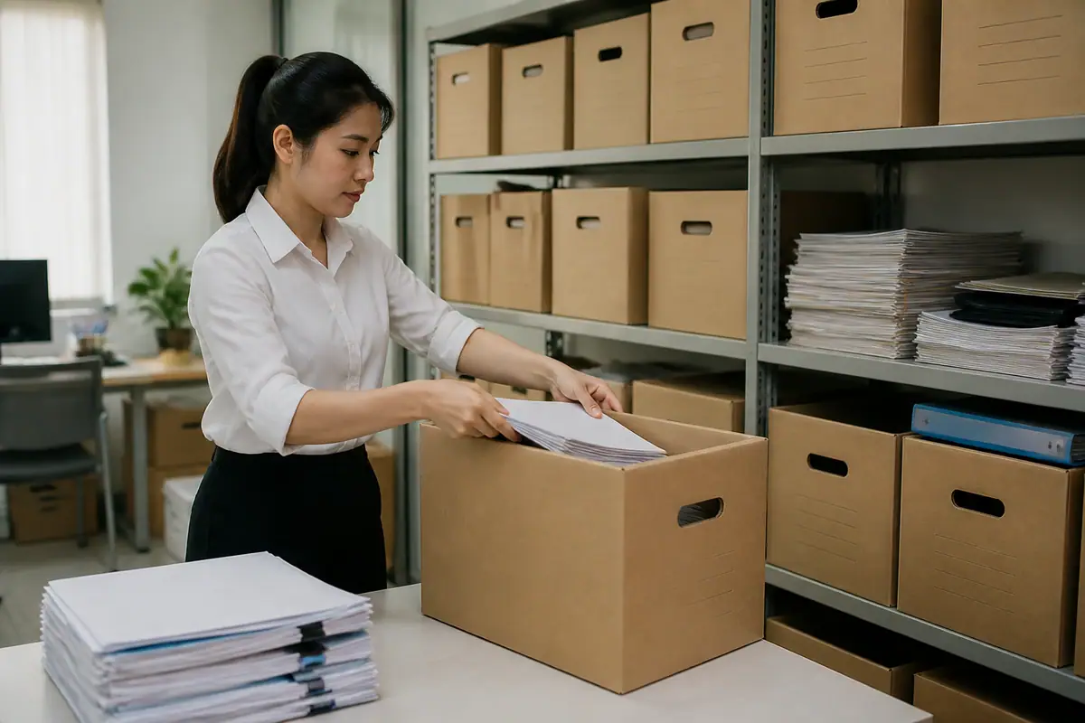 Ứng Dụng Thực Tế Của Thùng Carton Đựng Hồ Sơ