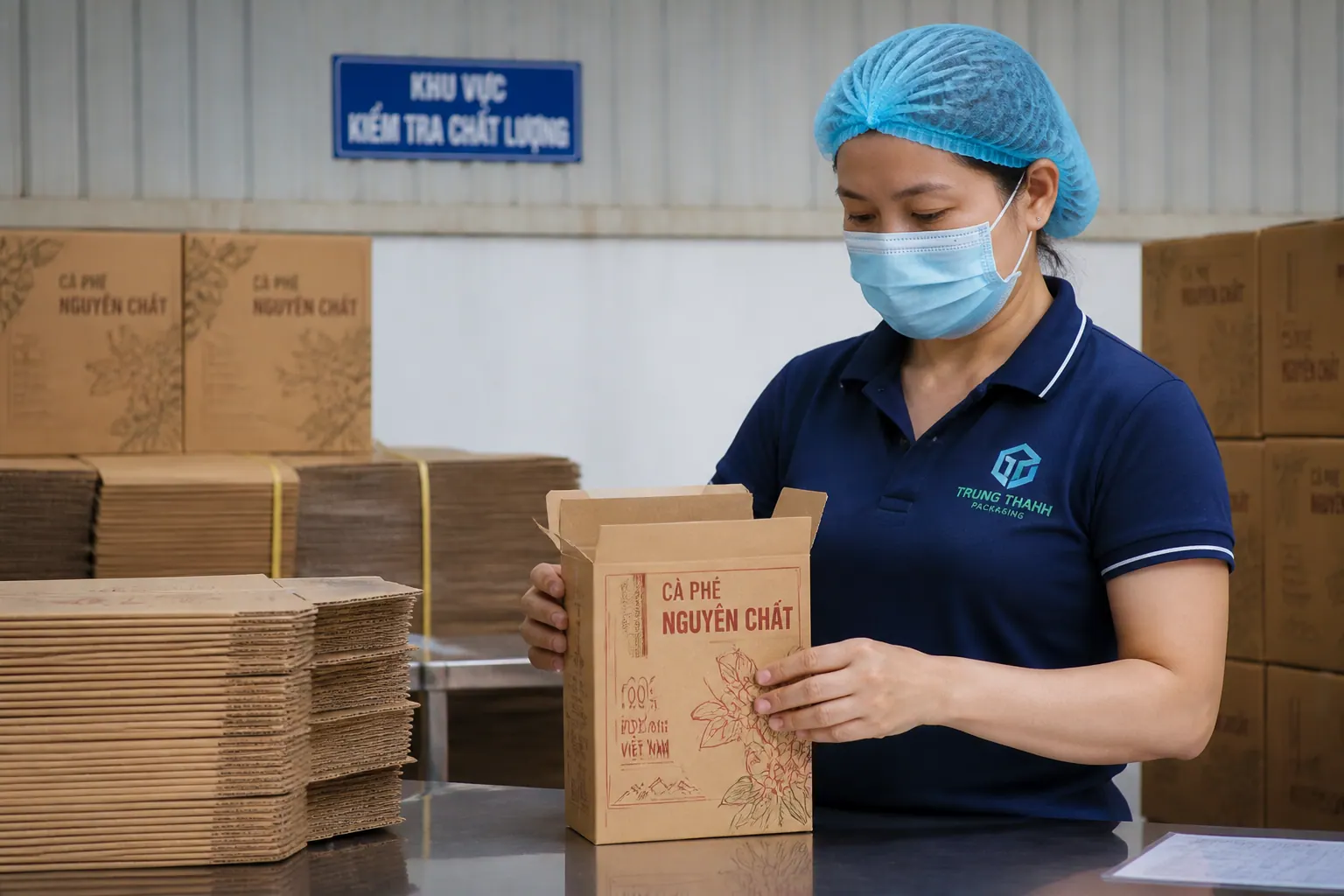An Toàn Thực Phẩm - hộp carton đựng cà phê