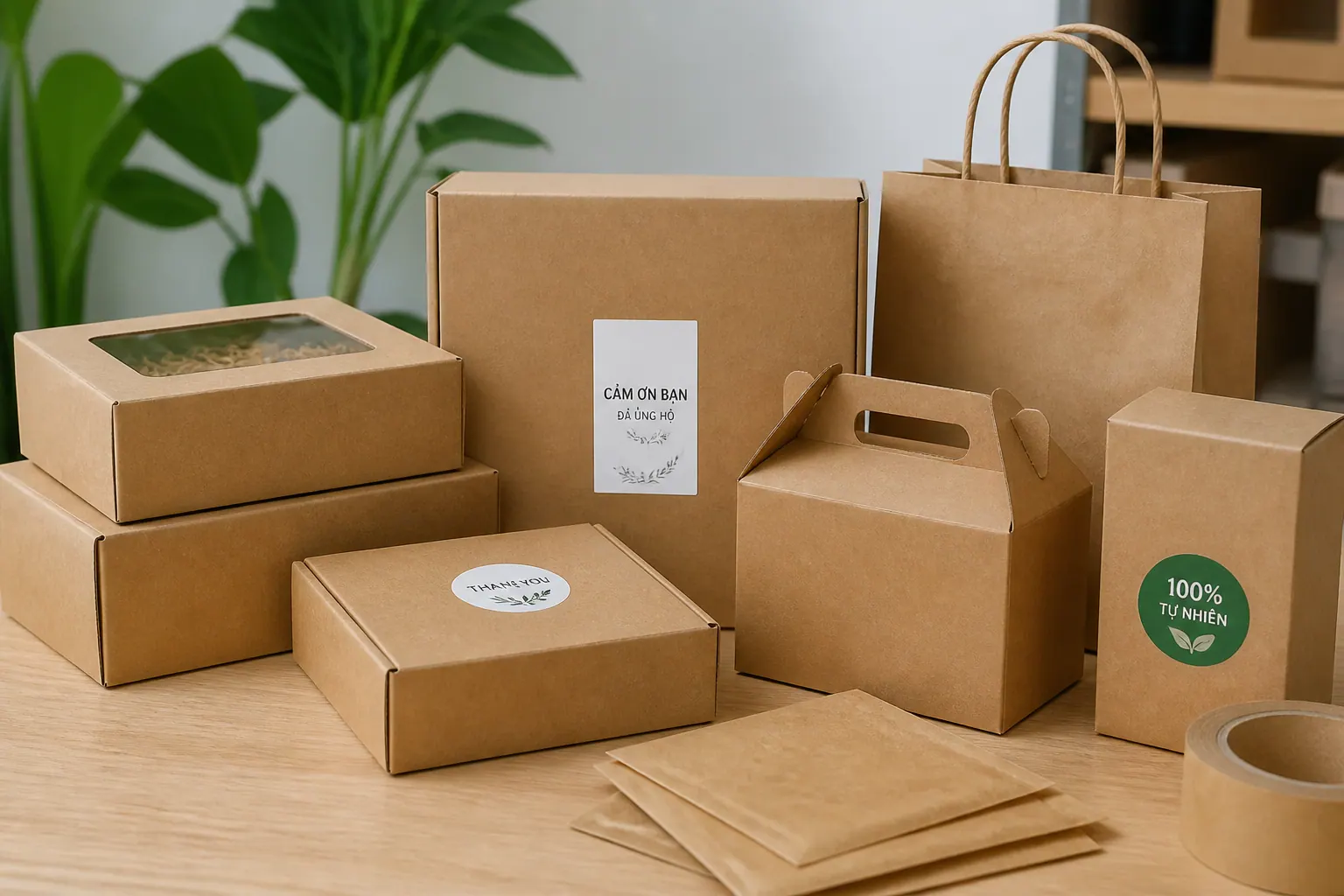 Bao bì carton kraft là gì? Đặc điểm, ứng dụng và tiêu chí lựa chọn (2026)