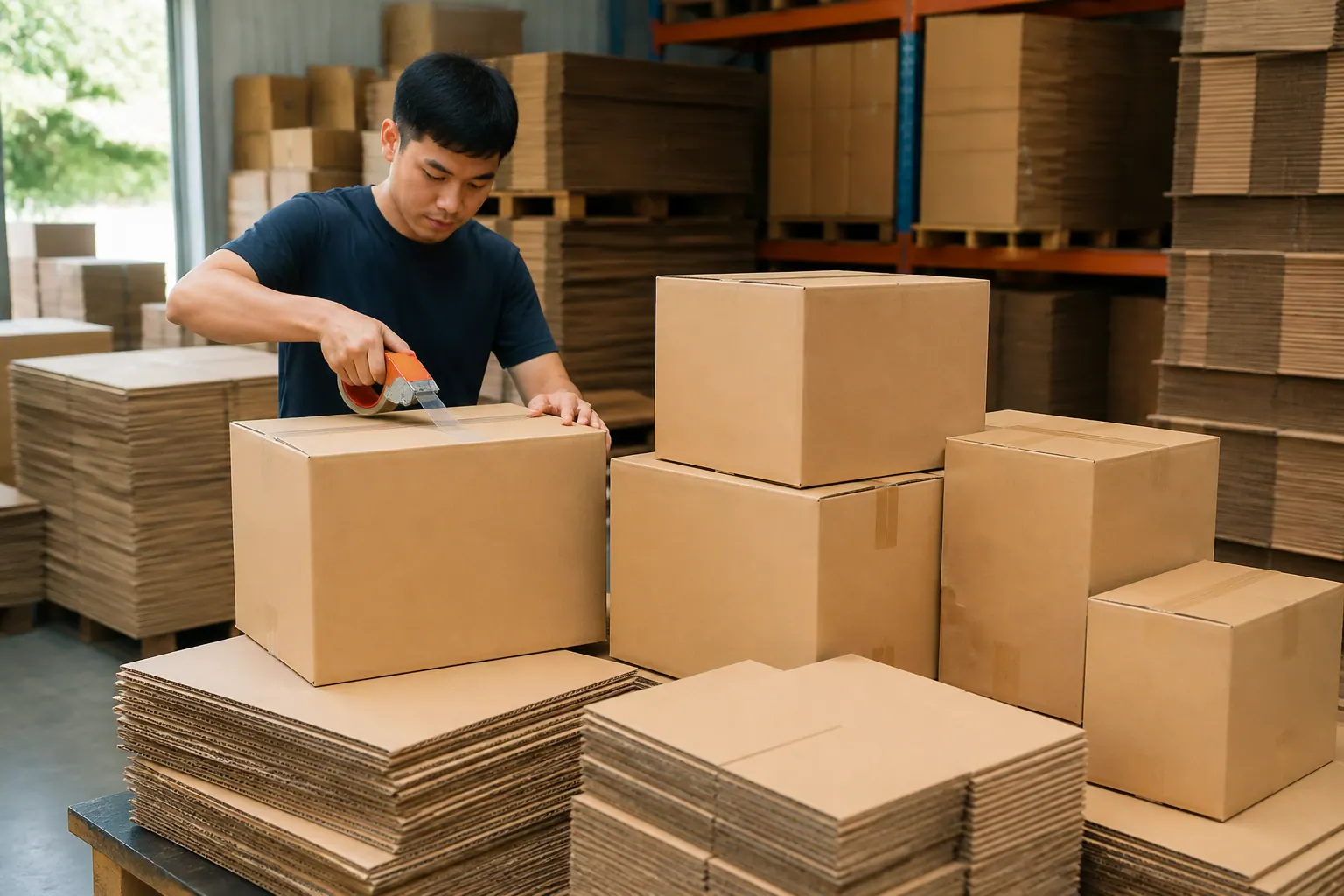 Bao bì carton là gì? Cấu tạo, phân loại và ứng dụng chi tiết (2026)