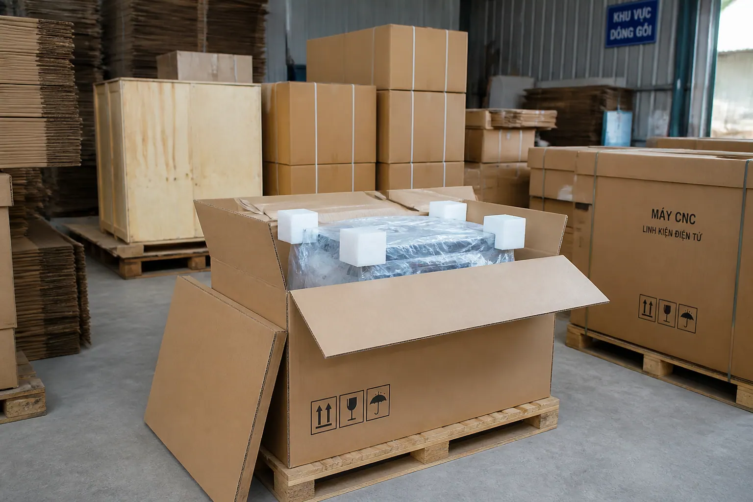 Bao Bì Carton Máy Móc: Phân Loại, Tiêu Chuẩn & Cách Chọn