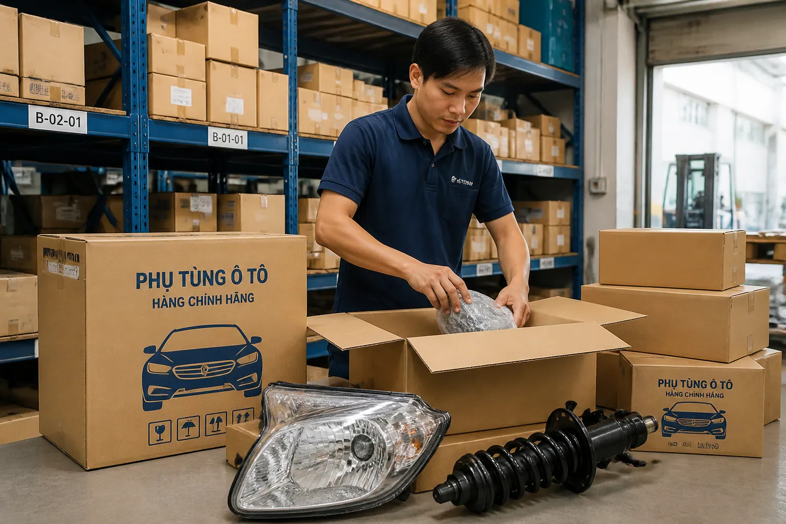 Bao bì carton phụ tùng ô tô: Tiêu chuẩn, quy trình và lựa chọn đơn vị uy tín