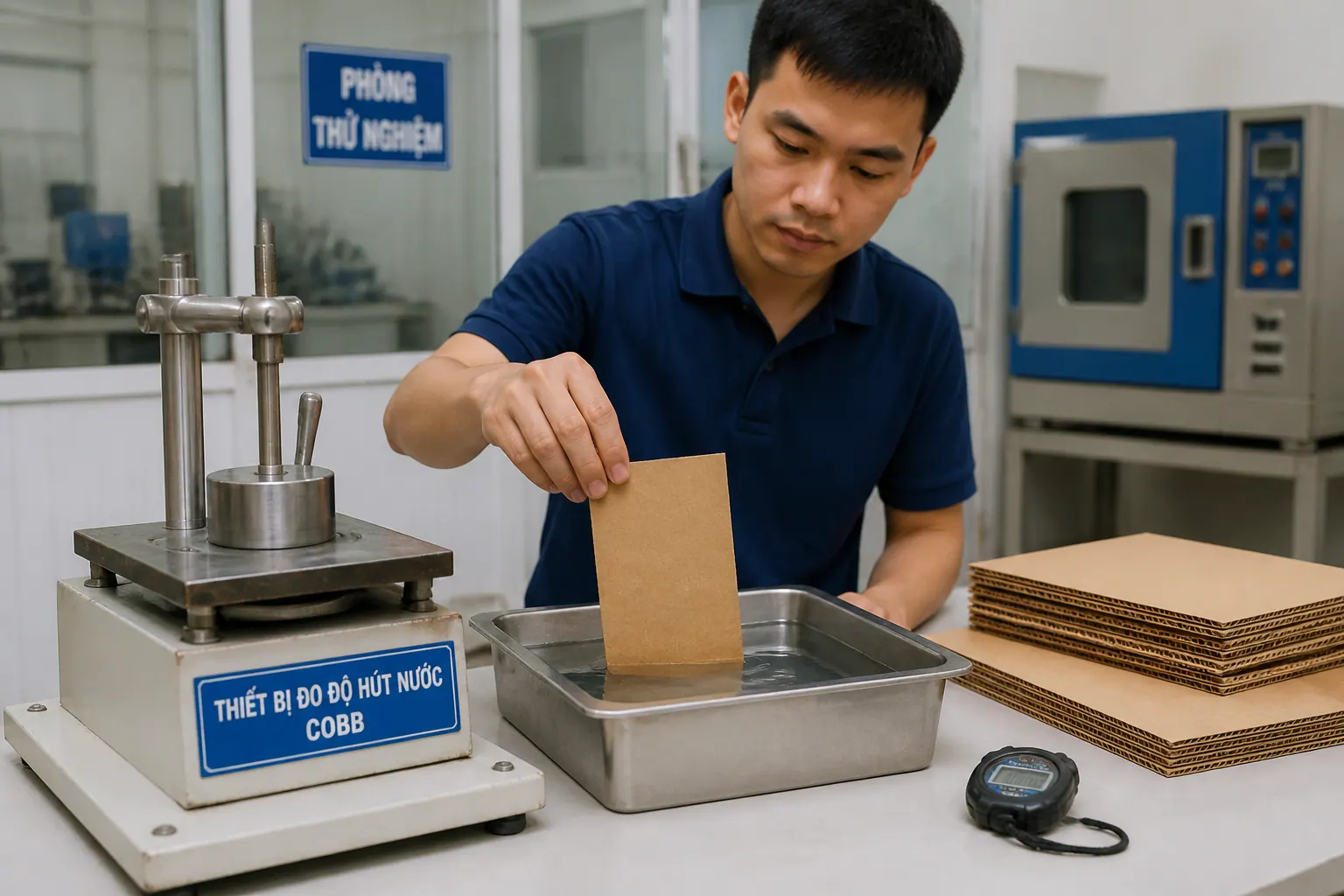 Các tiêu chuẩn đánh giá khả năng chống nước (Cobb, độ hút nước) | bao bì carton chống nước Các tiêu chuẩn đánh giá khả năng chống nước (Cobb, độ hút nước) - bao bì carton chống nước