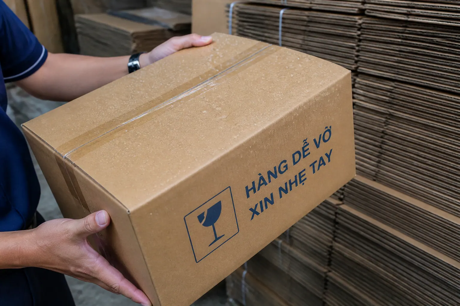 Carton phủ sóng chống ẩm | bao bì carton chống nước Carton phủ sóng chống ẩm - bao bì carton chống nước