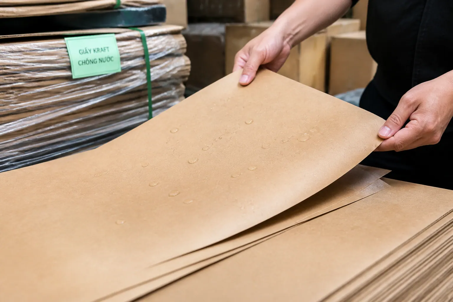 Carton sử dụng giấy kraft chống nước tự nhiên | bao bì carton chống nước Carton sử dụng giấy kraft chống nước tự nhiên - bao bì carton chống nước