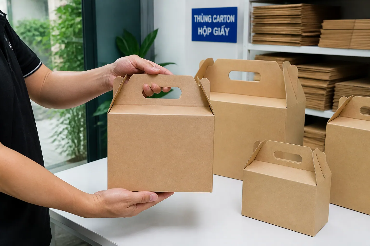 Hộp Carton Có Quai: Đặc Điểm, Ứng Dụng và Cách Chọn Mua