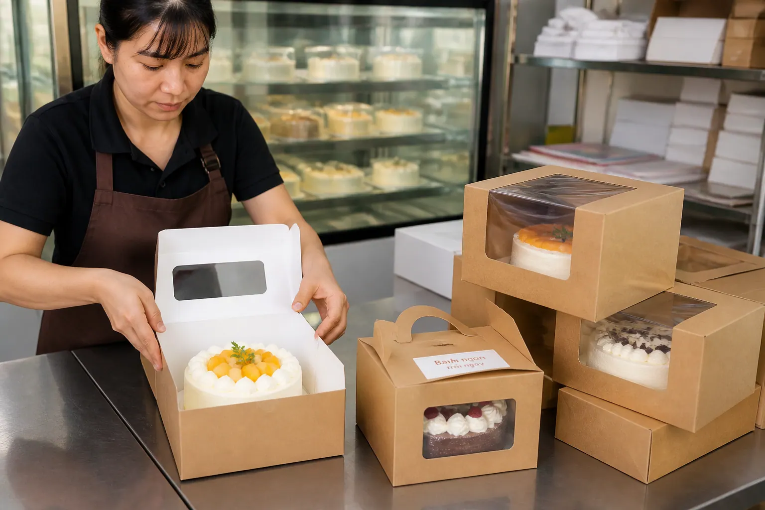 Hộp Carton Đựng Bánh Ngọt: Hướng Dẫn Chọn Lựa Toàn Diện