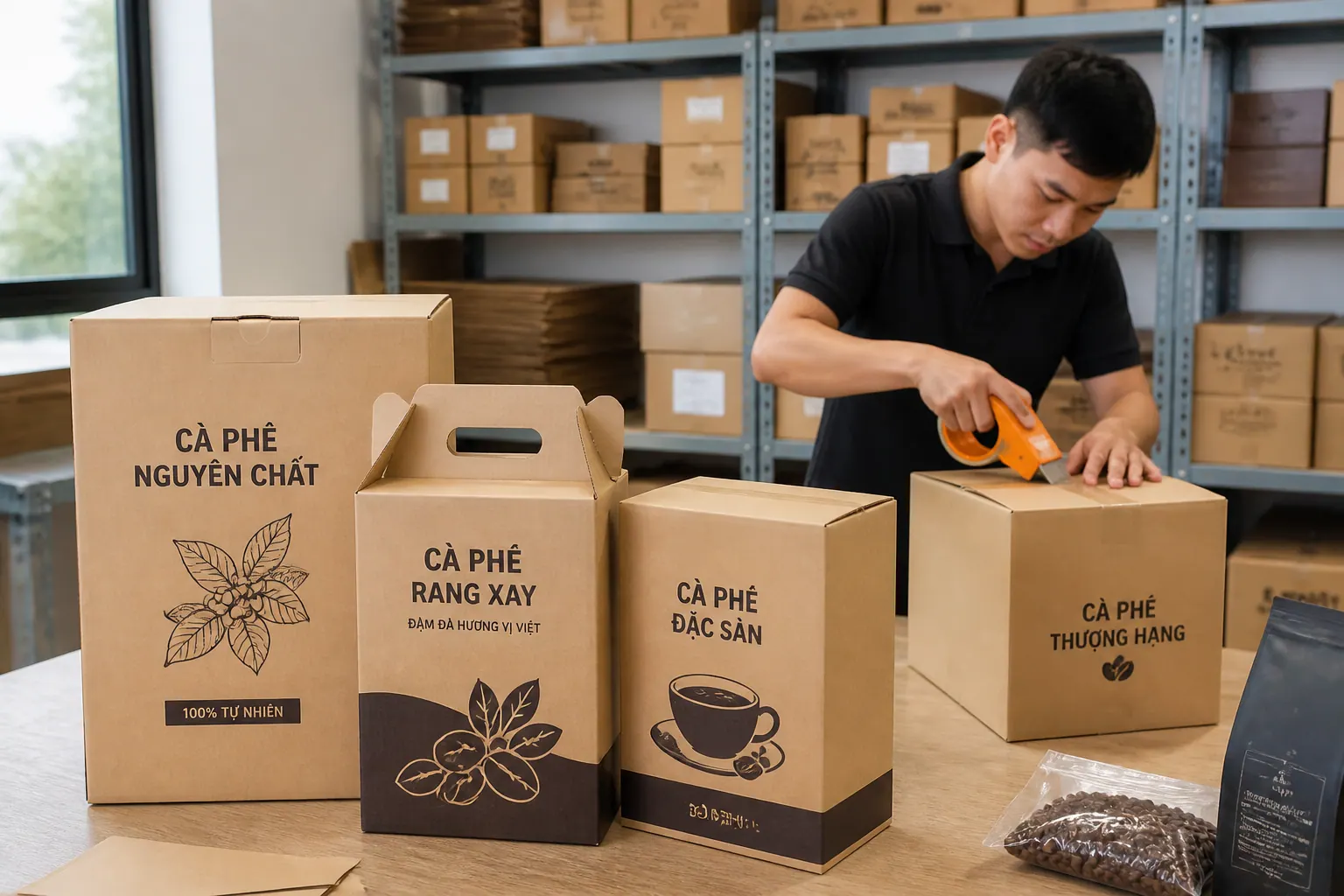 Hộp Carton Đựng Cà Phê: Phân Loại, Tiêu Chí Chọn Và Địa Chỉ Đặt Hàng Uy Tín