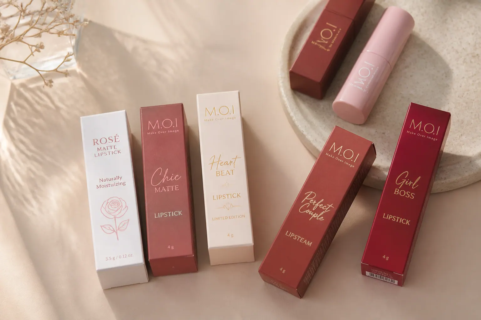 Hộp giấy đựng son (carton, giấy mỹ thuật) | hộp đựng son Hộp giấy đựng son (carton, giấy mỹ thuật) - hộp đựng son