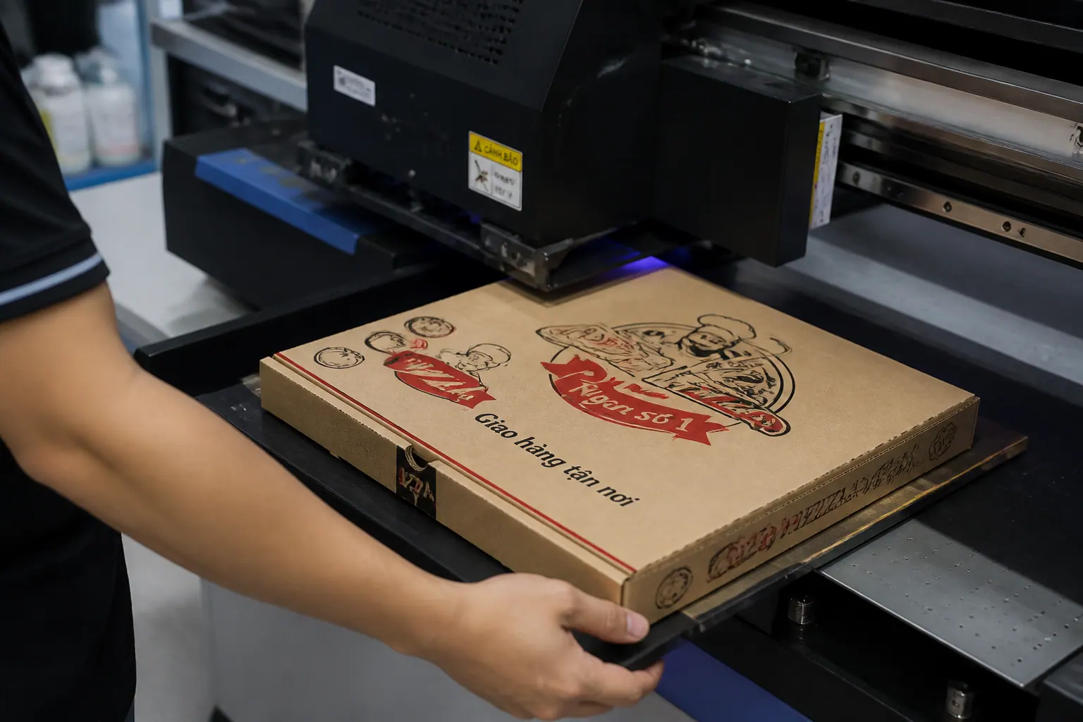 In ấn trên hộp carton pizza: những điều cần biết - hộp carton đựng pizza