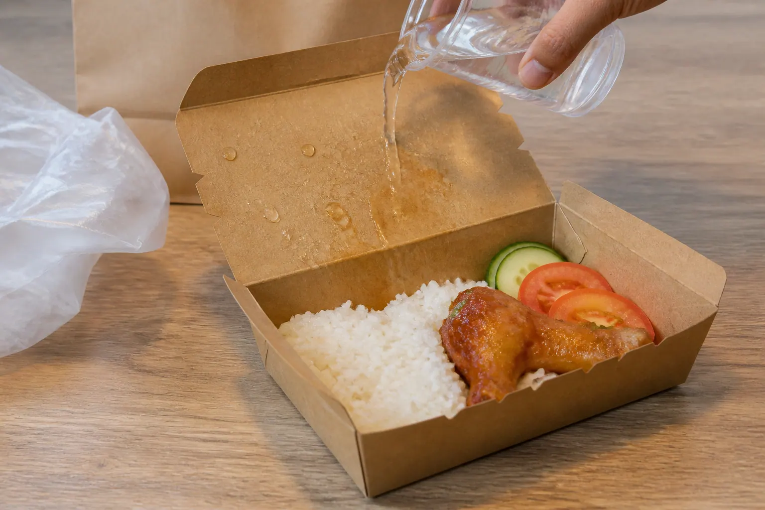 Khả Năng Chịu Dầu Mỡ, Chống Thấm - hộp carton đựng đồ ăn