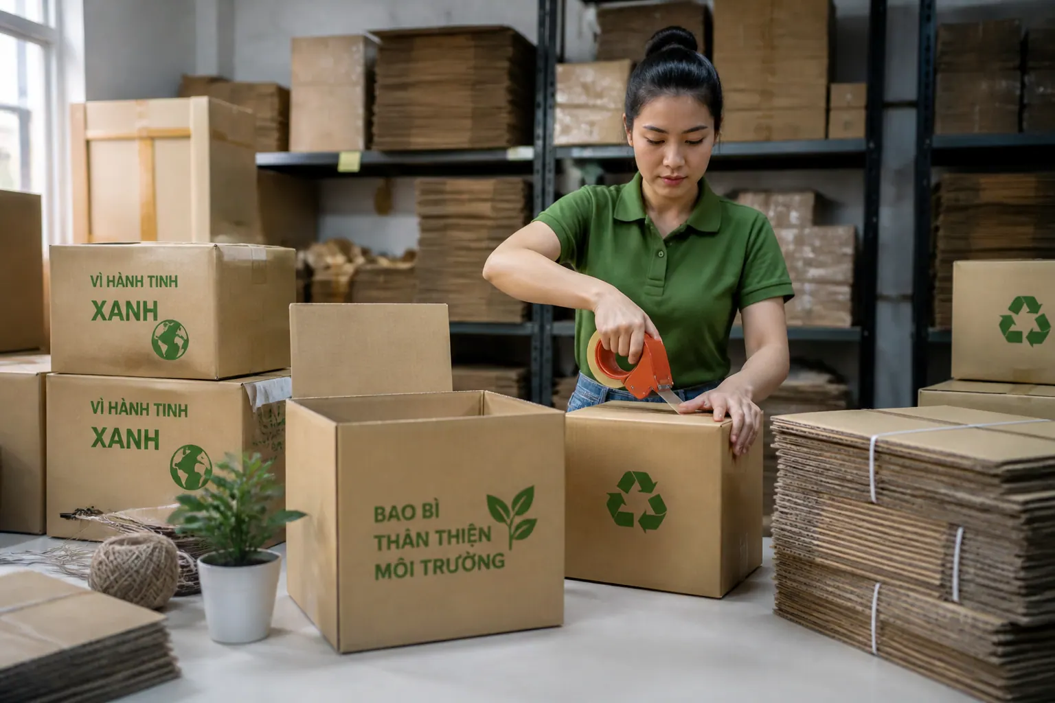 Kinh nghiệm triển khai bao bì carton thân thiện môi trường trong doanh nghiệp Kinh nghiệm triển khai bao bì carton thân thiện trường trong doanh nghiệp