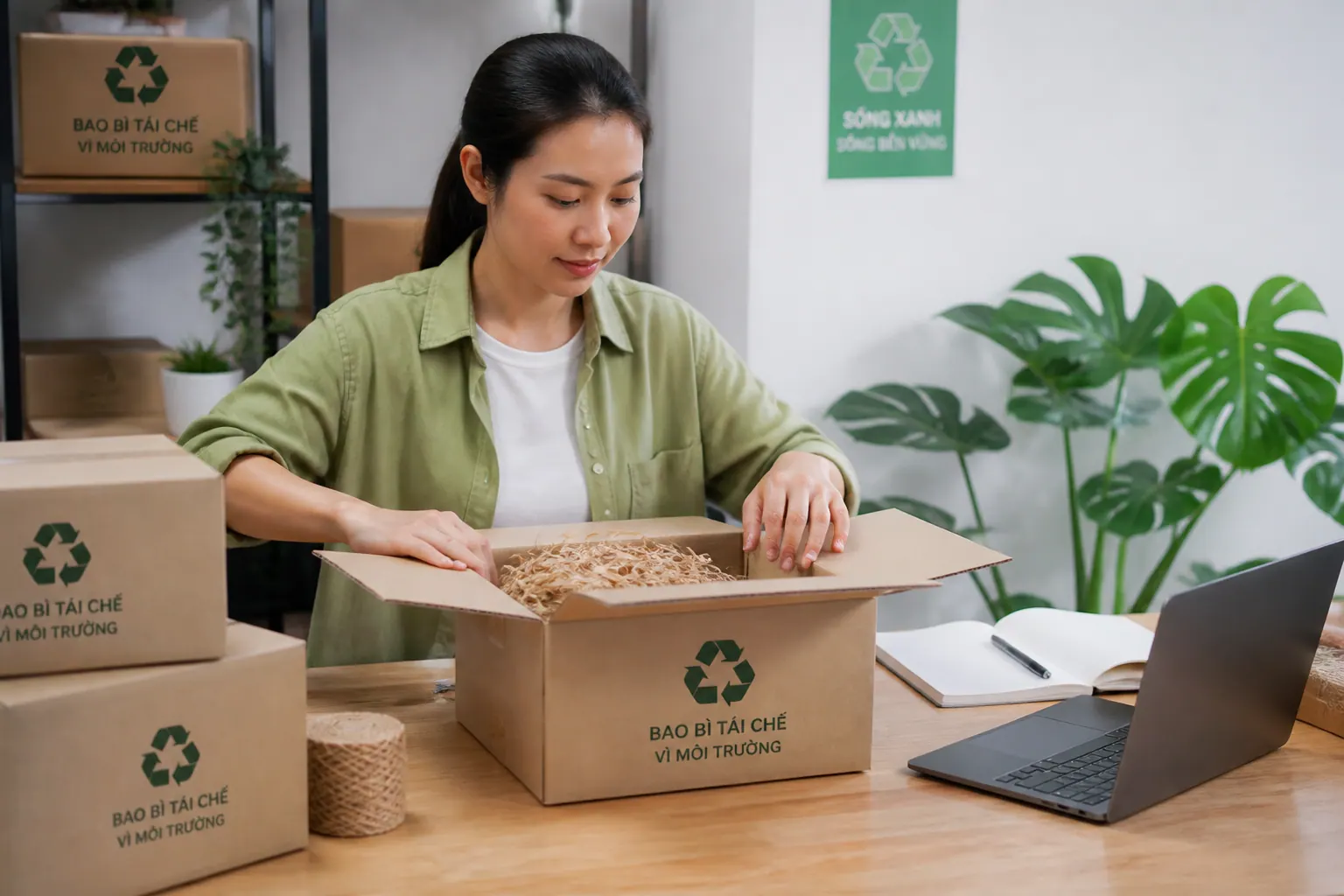 Lợi ích của việc sử dụng bao bì carton tái chế Lợi ích của việc sử dụng bao bì carton tái chế