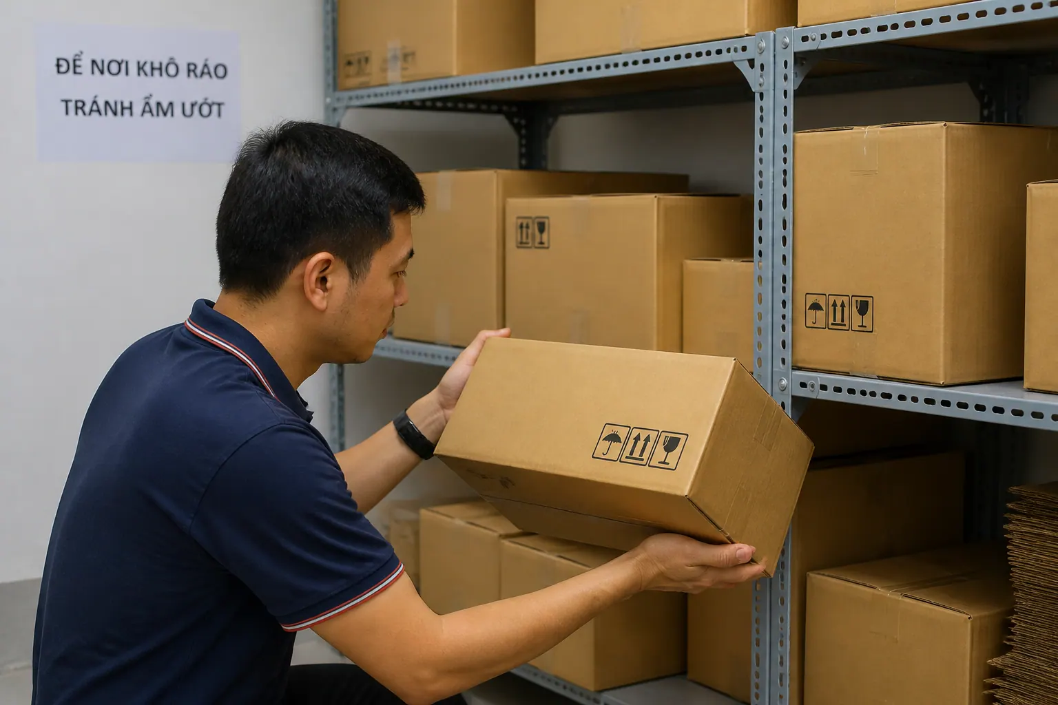 Lưu Ý Khi Sử Dụng Và Bảo Quản Hộp Carton Nắp Gài
