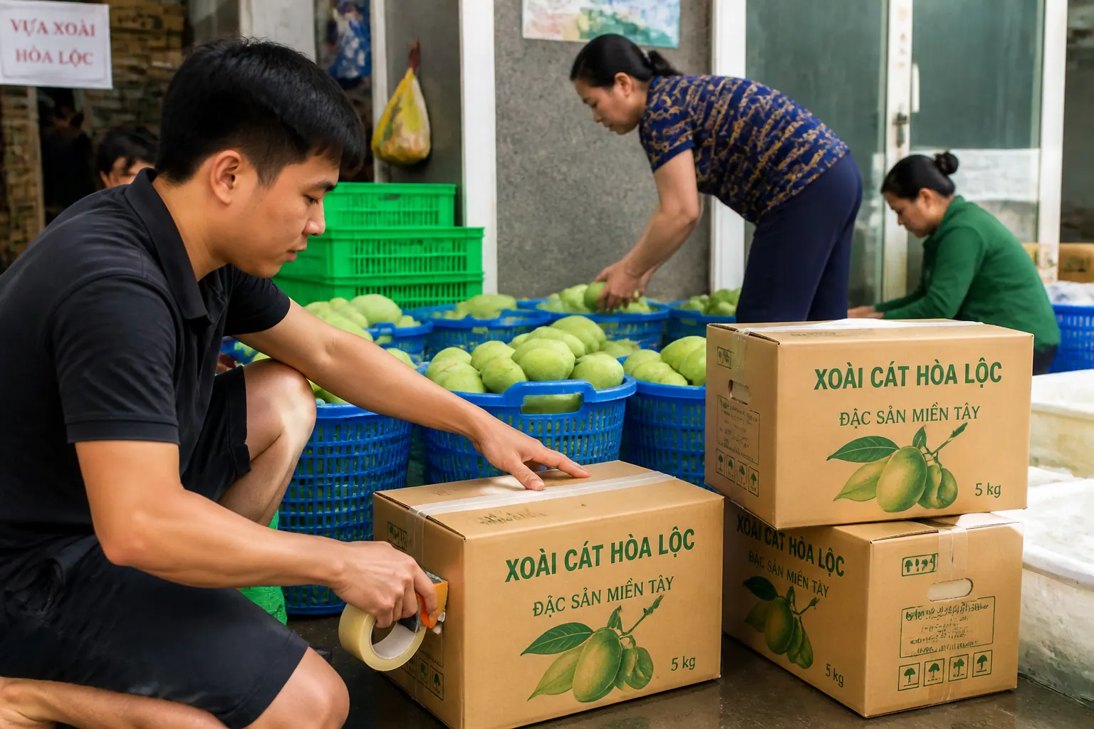 Ngành nông sản, thủy sản | bao bì carton chống nước Ngành nông sản, thủy sản - bao bì carton chống nước