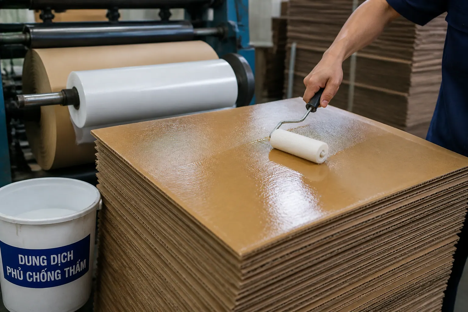 Nguyên liệu giấy và lớp phủ chống thấm | bao bì carton chống nước Nguyên liệu giấy và lớp phủ chống thấm - bao bì carton chống nước