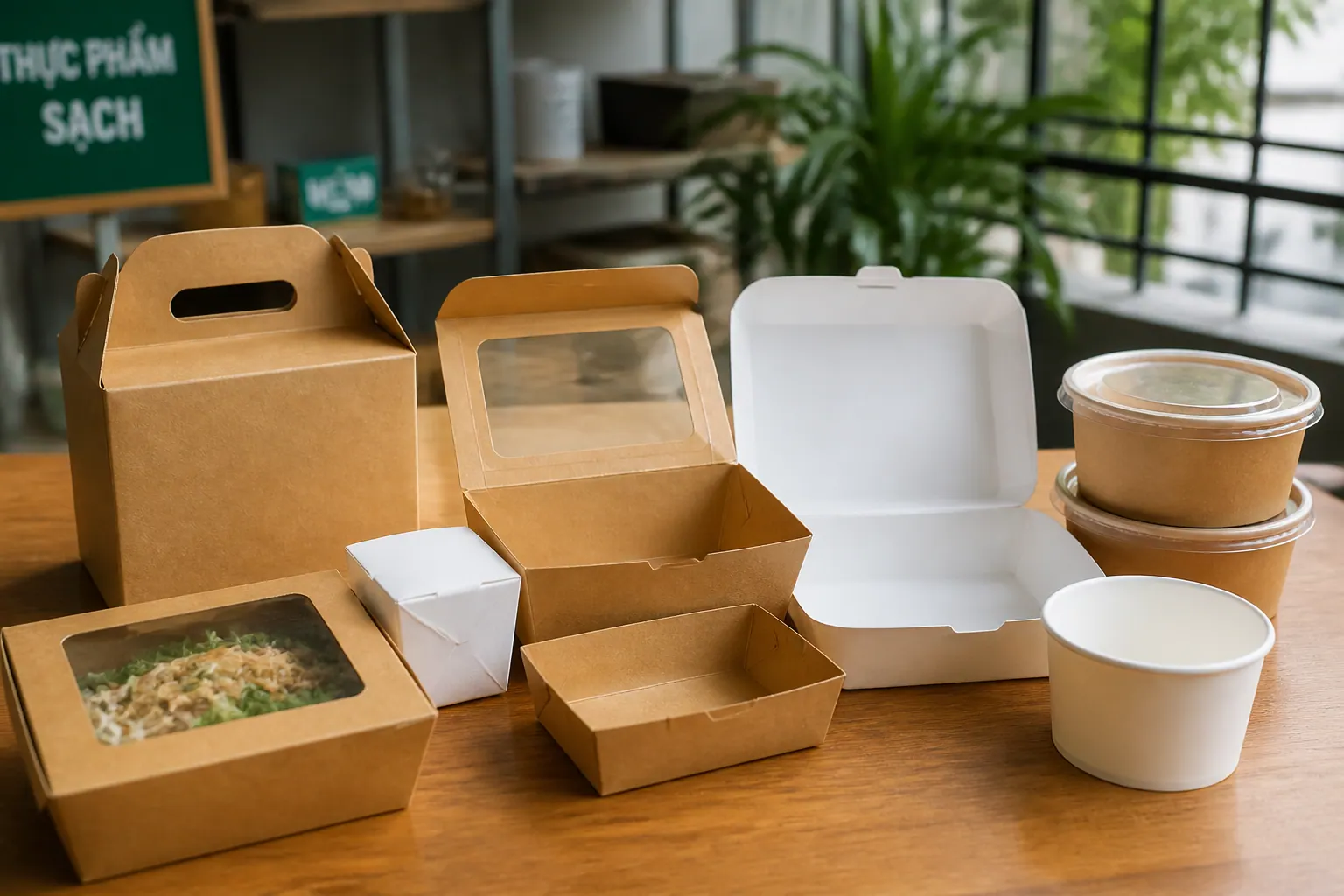 Phân Loại Theo Chất Liệu - hộp carton đựng đồ ăn