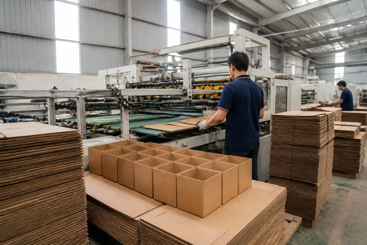 Quy trình sản xuất hộp carton đựng thực phẩm tại Bắc Trường Sơn