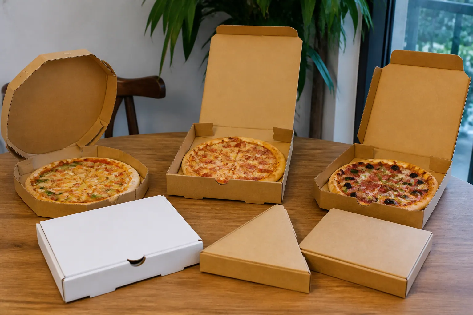 Theo kiểu dáng - hộp carton đựng pizza