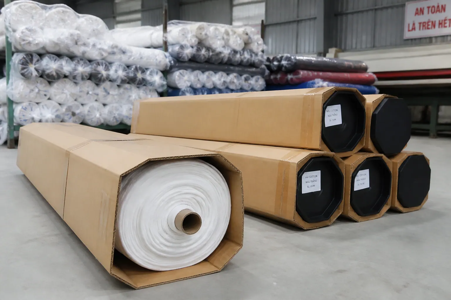 Thùng Carton Vải Cuộn – Giải Pháp Đóng Gói Tối Ưu Cho Ngành Dệt May